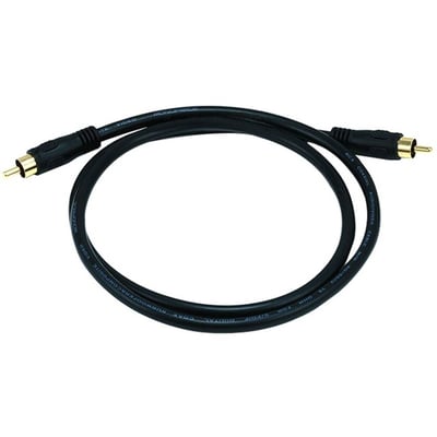COAXIAL AUDIO/VIDEO RCA CABLE M/M 3FT