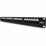 24PORT 1RMU CAT6 PATCH PANEL, 110 TYPE