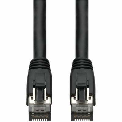 AddOn 3ft Black CAT 8 Shielded (S/FTP) PVC Ethernet Cable Snagless Easy Boot RJ-45 M/M