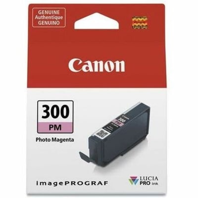 Canon LUCIA PRO PFI-300 Original Inkjet Ink Cartridge - Single Pack - Photo Magenta - 1 / Pack