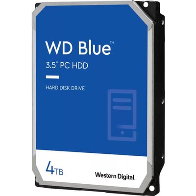 WD 4TB WD BLUE PC INTERNAL HDD HDD 5400 RPM SATA 6 GBS 64 MB