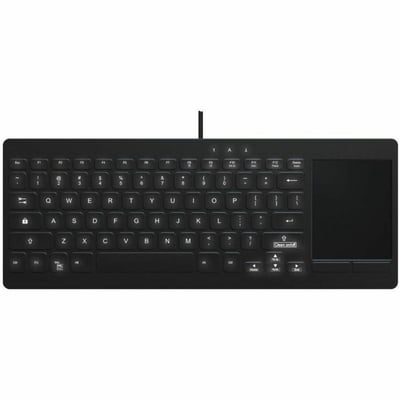BLACK, 78 KEY, WHITE BACKLIT, LOW PROFILE, USB, TOUCHPAD