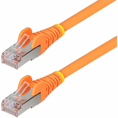 CAT6A ETHERNET CABLE - ORANGE 10GBE S/FTP LSZH 100W POE