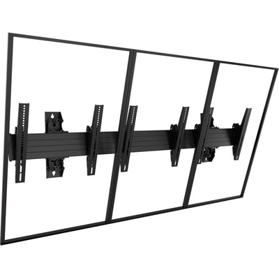 Chief Fusion LWM3X1UP Wall Mount for Menu Board - Black