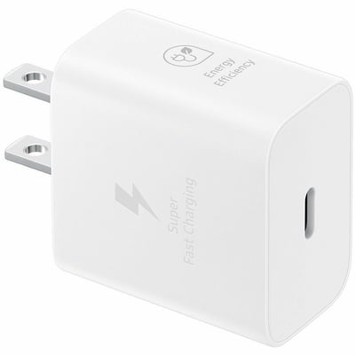 25W TRAVEL ADAPTER WITHOUT CABL WHITE