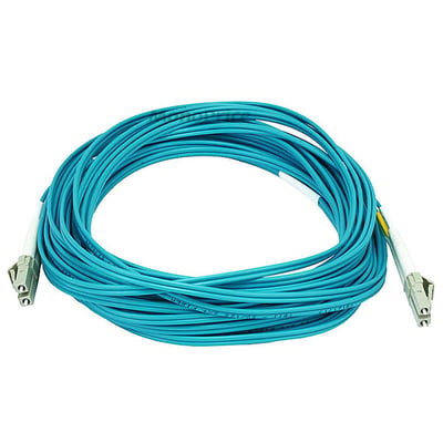 LC/LC,MM,DUPLEX - 10M (50/125 TYPE)-AQUA