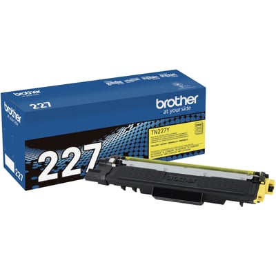 Brother Genuine TN-227Y High Yield Yellow Toner Cartridge