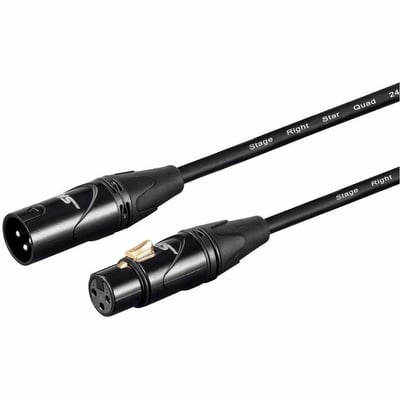 PRO-GRADE, BALANCED MICROPHONE CABLES, COMMONLY USED TO CARRY LOW-LEVEL SIGNALS.