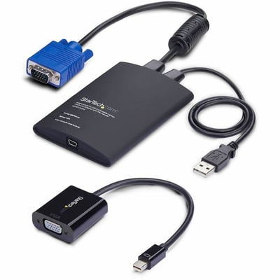 USB CRASH CART ADAPTER - VGA/MINI DISPLAYPORT KVM CONSOLE