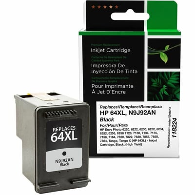 Clover Imaging Remanufactured High Yield Black Ink Cartridge for HP 64XL (N9J92AN)