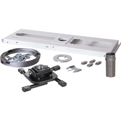 Chief Mini Elite Universal Projector Kit - Includes Projector Mount, Extension Column, and Ceiling Kit - White