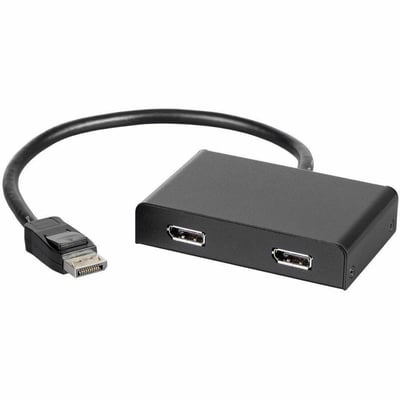 MONOPRICE 2-PORT DISPLAYPORT 1.2 TO DISPLAYPORT MULTI-STREAM TRANSPORT (MST) HUB