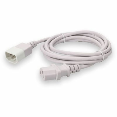 6FT C13/C14 PWR CBL 100-250V 10A WHITE