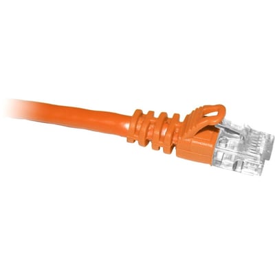 ENET Cat6 Orange 3 Foot Patch Cable with Snagless Molded Boot (UTP) High-Quality Network Patch Cable RJ45 to RJ45 - 3Ft