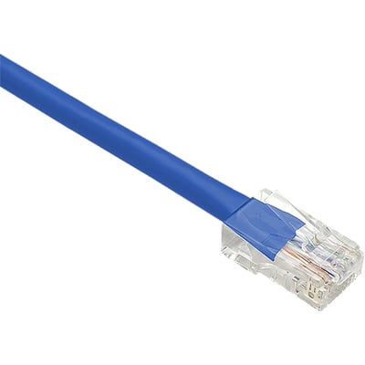 UNC CAT6 PATCH CABLE, 50 FT BLUE. HIGH-PERFORMANCE CAT6 ETHERNET CABLE DESIGNED