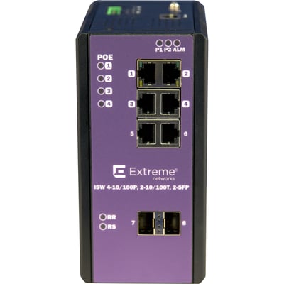 4-PORT POE+ 10/100 2-PORT 10/100 W/ 2-PORT SFP OPERATING TEMPERATURE -40C - +75C