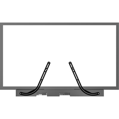 Kanto SB100 Mounting Bracket for Sound Bar Speaker, Flat Panel Display - Black