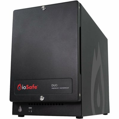 ioSafe Duo 16TB RAID 1 USB 3.2 Fireproof/Waterproof Desktop Hard Drive