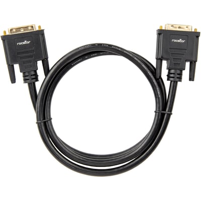 Rocstor Premium 3 ft DVI-D Single Link Cable - M/M - DVI cable for use with Projectors, Video Devices, Monitors, Notebook - 1m - 1 Pack - 1 x DVI-D (Single-Link 18+1) Male Digital Video - 1 x DVI-D (Single-Link) Male Digital Video
