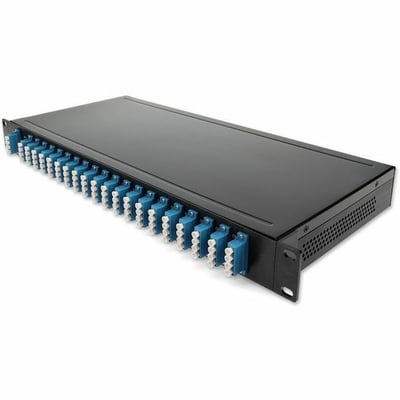 AddOn 40 Channel High Performance DWDM MUX and DEMUX (Duplex), 1U Rack Mount, Channels 21-60, with Monitor Port (2%), LC/UPC Adapters, Rugged