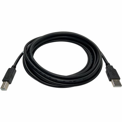 USB 2.0 CABLE - TYPE-A TO TYPE-B, MALE/M