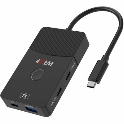 USB-C 4-IN-1 MULTI MEDIA HUB WIRELESS HUB HDMI 4K 60HZ + 100W PD