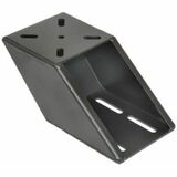 Havis Mounting Bracket for Telescoping Pole, Mounting Base - Black - TAA Compliant