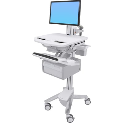 Ergotron StyleView Laptop Cart, 2 Tall Drawer (2x1)