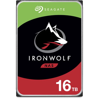 Seagate IronWolf ST16000VN001 16 TB Hard Drive - 3.5" Internal - SATA (SATA/600) - Conventional Magnetic Recording (CMR) Method