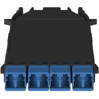Panduit OS2 HD Flex ette, 4-Port, 4-to-1 Conversion , Std IL, Universal-2