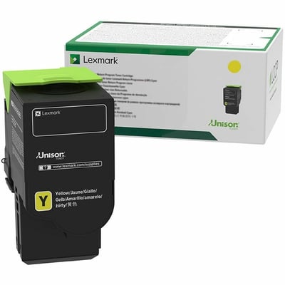 Lexmark Unison Original Extra High Yield Laser Toner Cartridge - Yellow Pack