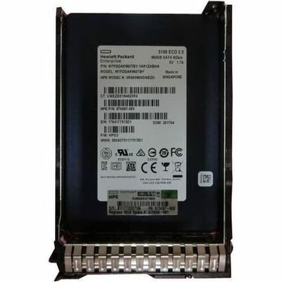 HPE Sourcing 960 GB Solid State Drive - 2.5" Internal - SATA (SATA/600) - Read Intensive