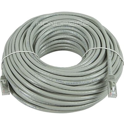 CAT6 UTP NETWORK CABLE_ 100FT GRAY