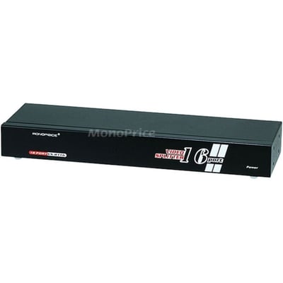 Monoprice 16 Way Active/Powered VGA / SVGA Splitter - 250MHz