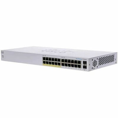 CBS110 UNMANAGED 24-PORT GE, 2X1G SFP SHARED REMANUFACTURED