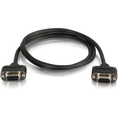 3FT NULL CMG LOW PROFILE MODEM CABLE DB9F TO DB9F