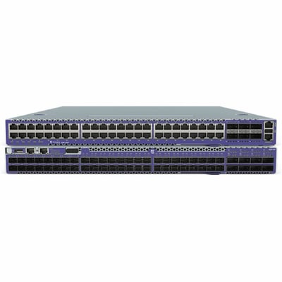 EXTREME 8520-48XT SWITCH WITH FRONT-BACK AIRFLOW; SHIPS WITH TWO DC POWER SUPPLI