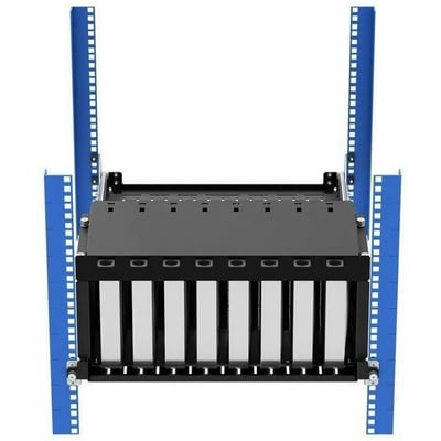 8-UNIT APPLE MAC MINI BRACKET SET FOR MODULAR SHELF (2010-2023)
