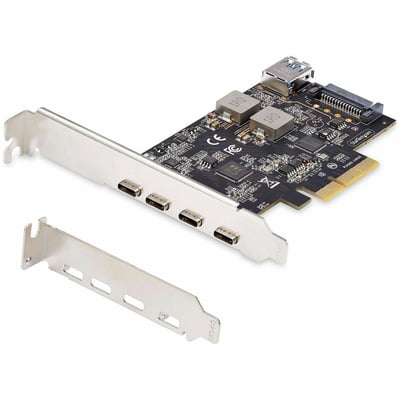 5-PORT USB PCIE CARD 10GBPS 4X USB-C/1X USB-A EXPANSION CARD