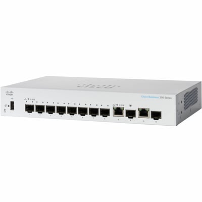 CBS350 MANAGED 8-PORT SFP, EXT PS, 2X1G COMBO REMANUFACTURED
