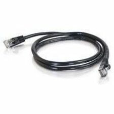 Quiktron Q-Series Patch Cords, CAT5E, Booted, Black, 14 FT