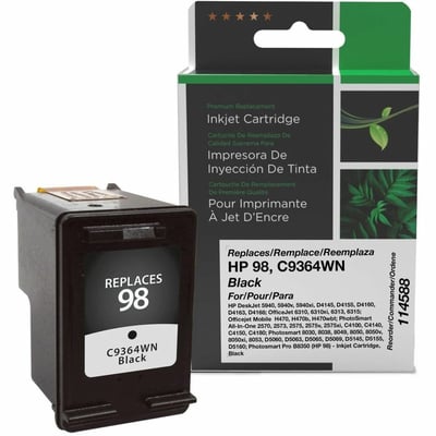 Clover Imaging Remanufactured Black Ink Cartridge for HP C9364WN (HP 98)