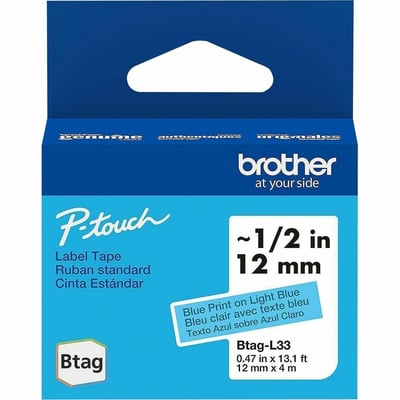 12MM 4M BTAG BLUE ON BLUE UNLAMINATED
