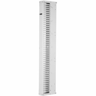 Panduit PE2V Vertical Single-Sided Manager, 45RU, 8 in. Wide, White