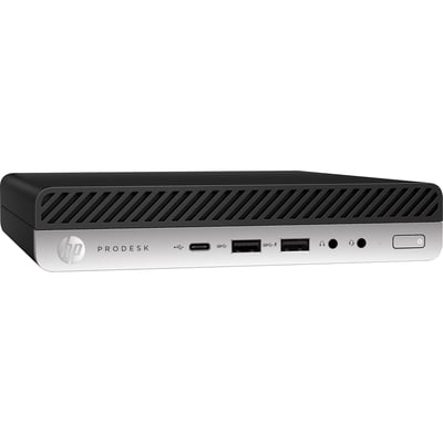 HP Business Desktop ProDesk 600 G5 Desktop Computer - Intel Core i3 9th Gen i3-9100T Quad-core (4 Core) 3.10 GHz - 8 GB RAM DDR4 SDRAM - 256 GB SSD - Desktop Mini