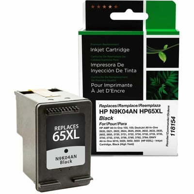 Clover Imaging Remanufactured High Yield Black Ink Cartridge for HP 65XL (N9K04AN)