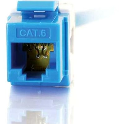 CAT6 180 KEYSTONE JACK BLUE