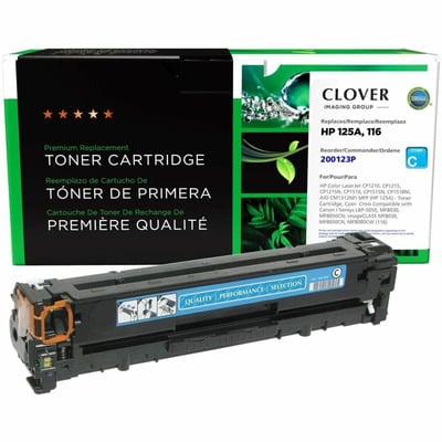 Clover Imaging Remanufactured Cyan Toner Cartridge for HP 125A (CB541A)