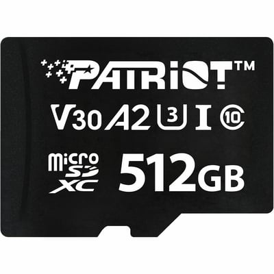 PATRIOT VX SERIES 512GB MICRO SDXC V30 A2 W/O ADAPTER