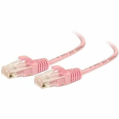 On-Q Q-Series 28 AWG Cat6 Patch Cable, Pink, 5 Ft